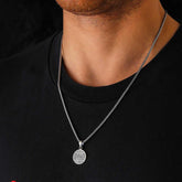 Silver Solomon Seal Necklace